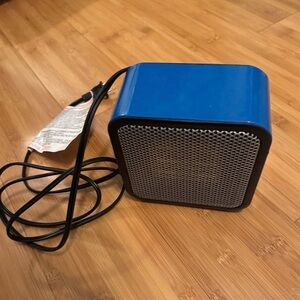 Blue Portable heater